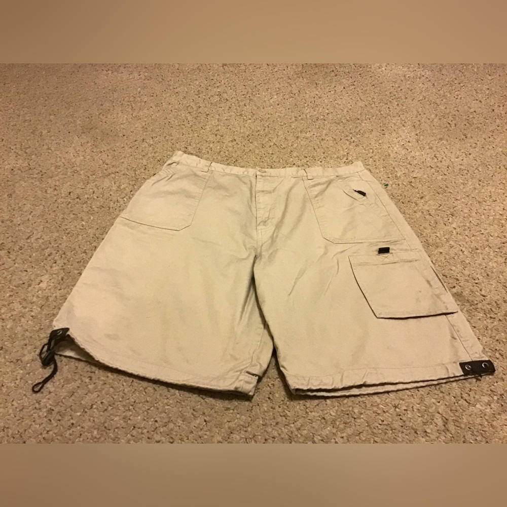 KENPO MENS CARGO SHORTS SZ 40 GUC KHAKI